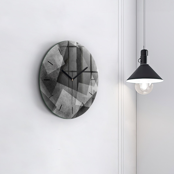 Okrúhle hodiny Geometrická abstrakcia