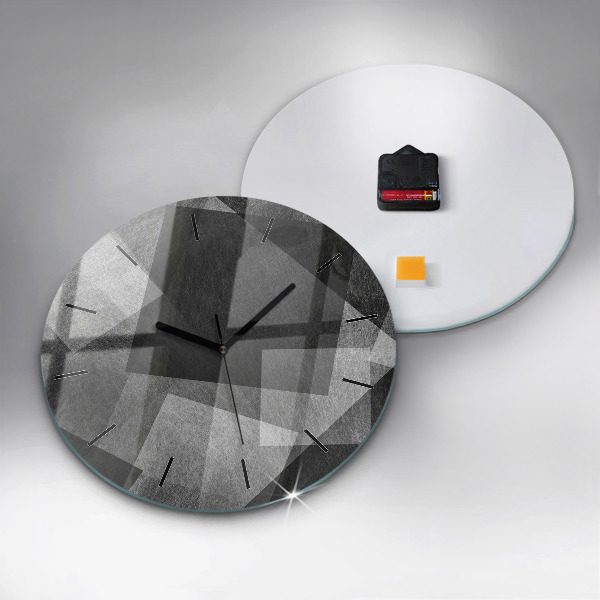Okrúhle hodiny Geometrická abstrakcia