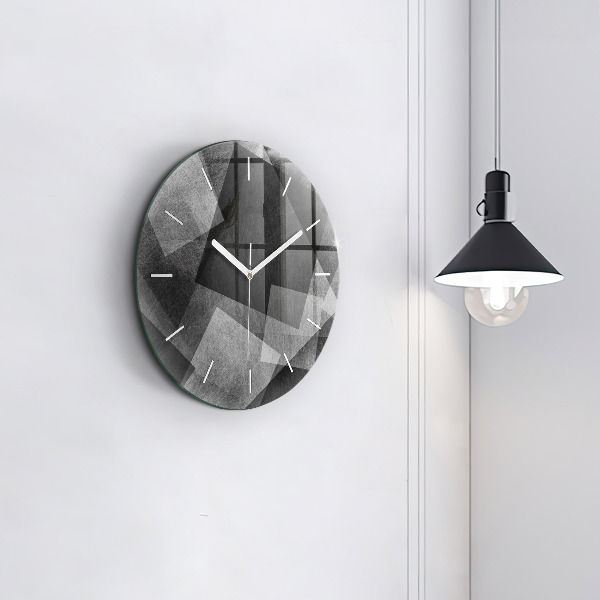 Okrúhle hodiny Geometrická abstrakcia