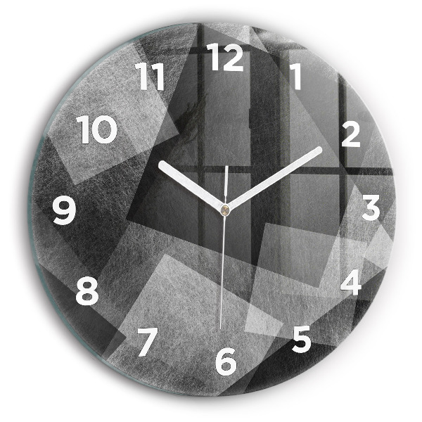 Okrúhle hodiny Geometrická abstrakcia