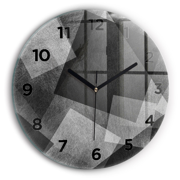 Okrúhle hodiny Geometrická abstrakcia