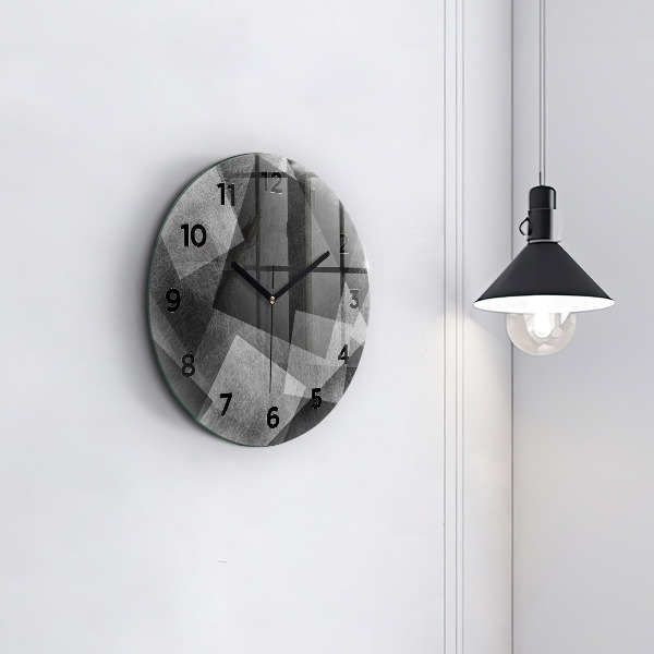 Okrúhle hodiny Geometrická abstrakcia