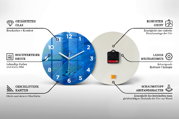 Okrúhle hodiny Fantasy plachetnica