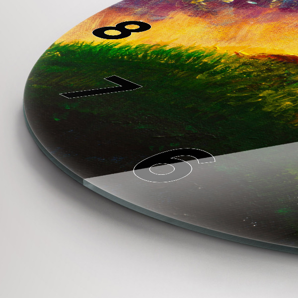 Okrúhle hodiny Abstrakt Malý princ