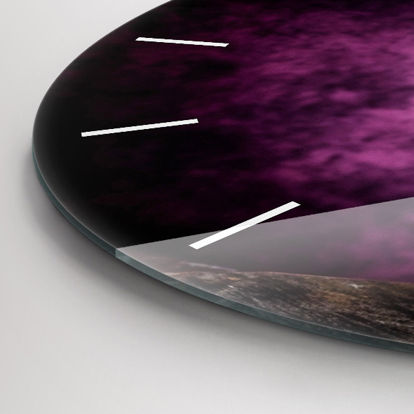 Okrúhle hodiny Pohár na víno