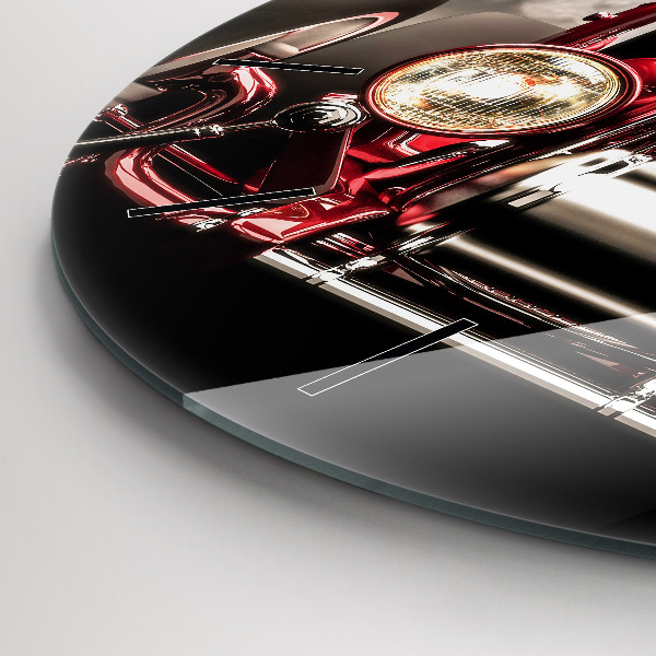 Okrúhle hodiny Staré veteránske auto