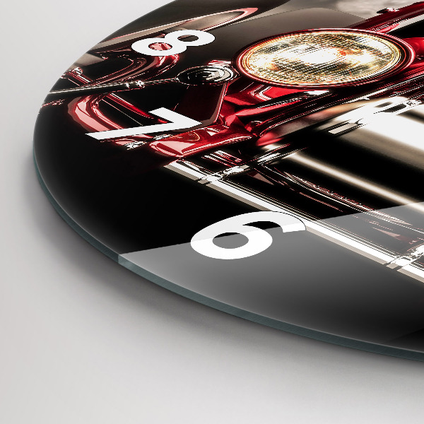 Okrúhle hodiny Staré veteránske auto