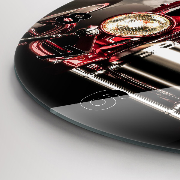 Okrúhle hodiny Staré veteránske auto