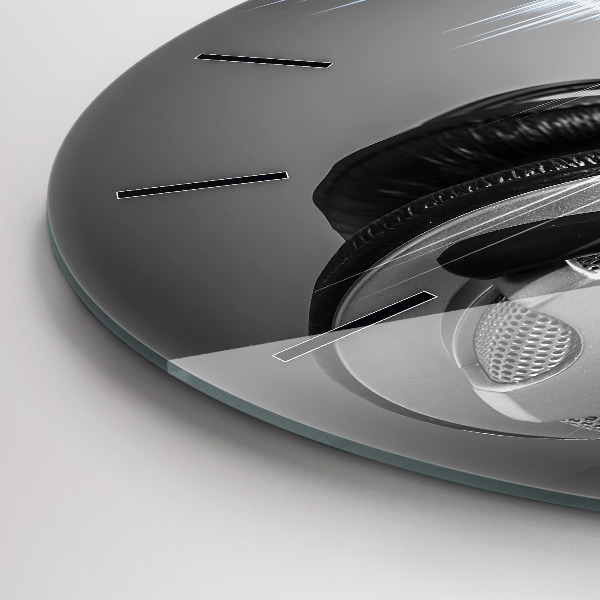 Okrúhle hodiny Mikrofón a slúchadlá