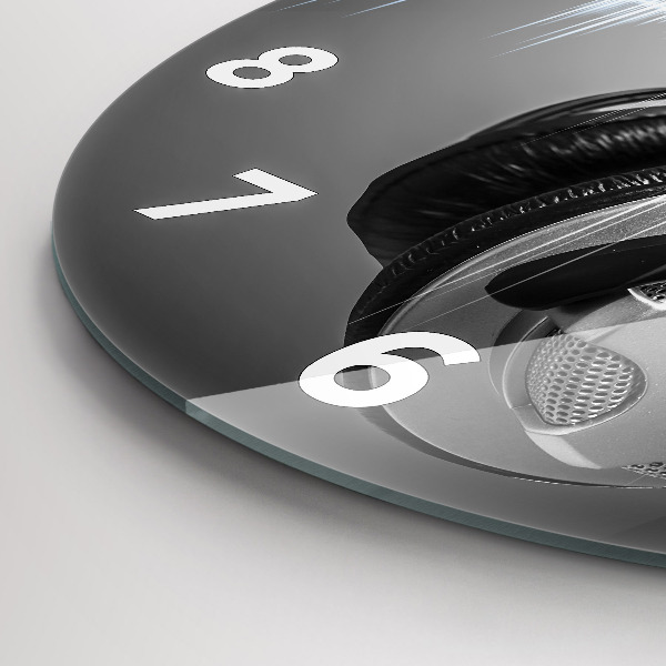 Okrúhle hodiny Mikrofón a slúchadlá