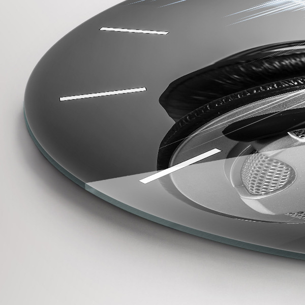 Okrúhle hodiny Mikrofón a slúchadlá