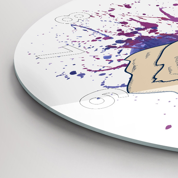 Okrúhle hodiny Jeleň vektorové ilustrácie