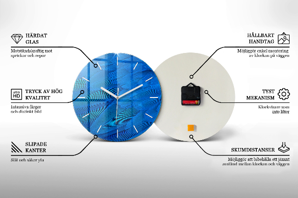 Okrúhle hodiny Jesenná cesta lesná hmla