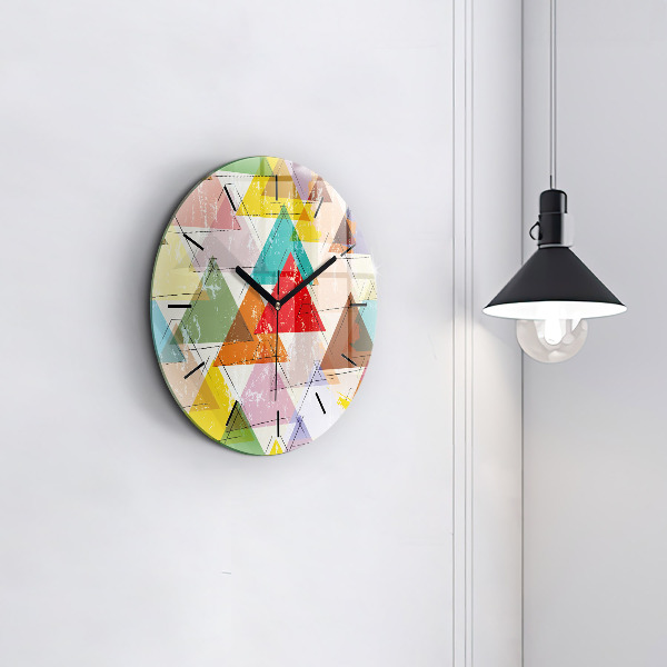 Okrúhle hodiny Geometrické trojuholníky