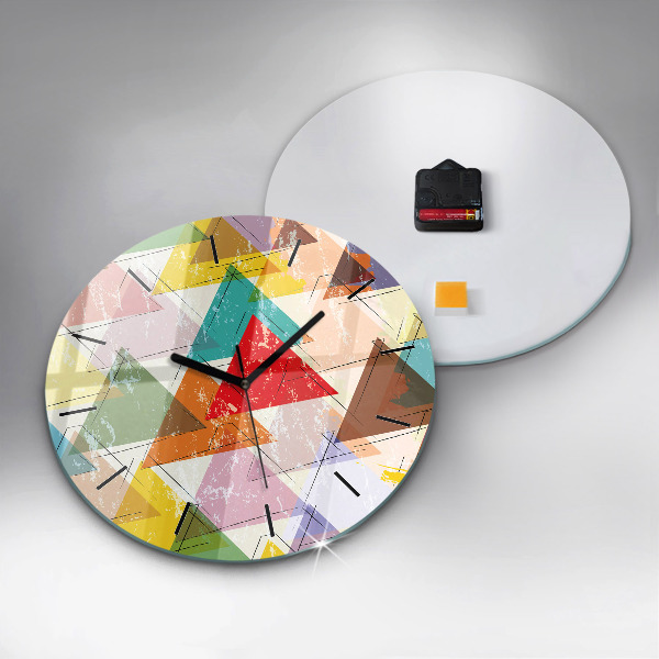 Okrúhle hodiny Geometrické trojuholníky