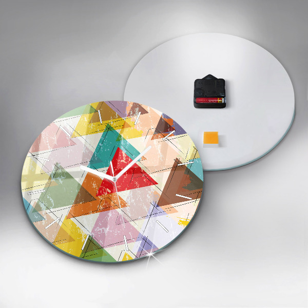 Okrúhle hodiny Geometrické trojuholníky