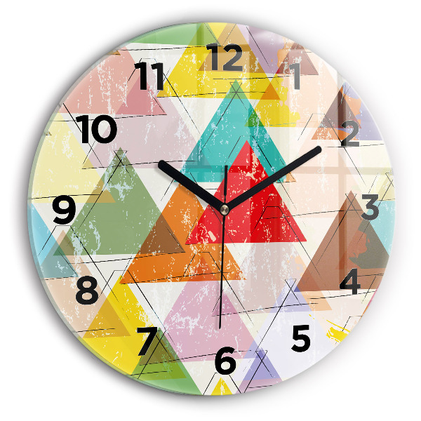 Okrúhle hodiny Geometrické trojuholníky