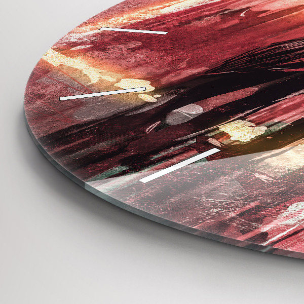 Okrúhle hodiny Mladý pár v láske