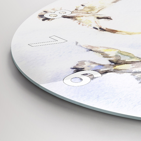 Okrúhle hodiny Lietajúce vtáky