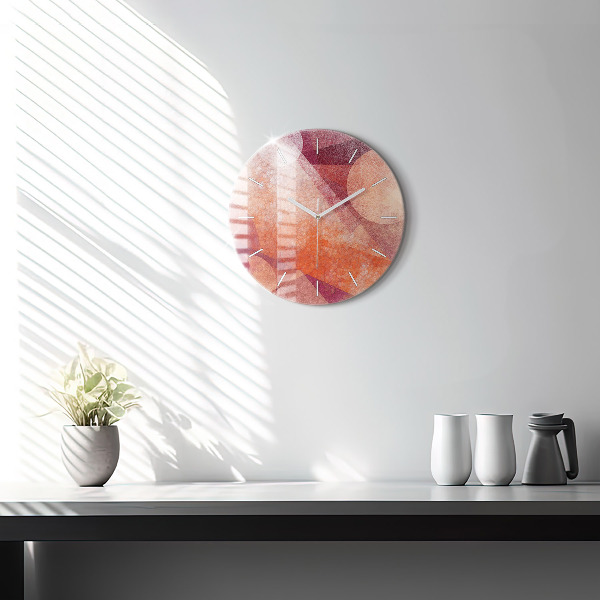 Okrúhle hodiny Geometrická abstrakcia