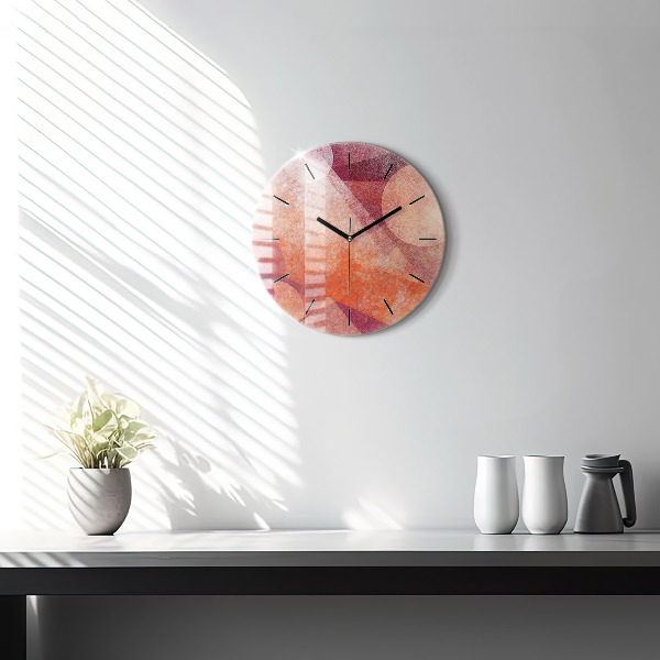 Okrúhle hodiny Geometrická abstrakcia