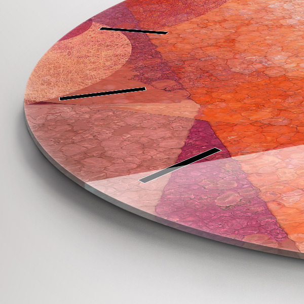 Okrúhle hodiny Geometrická abstrakcia