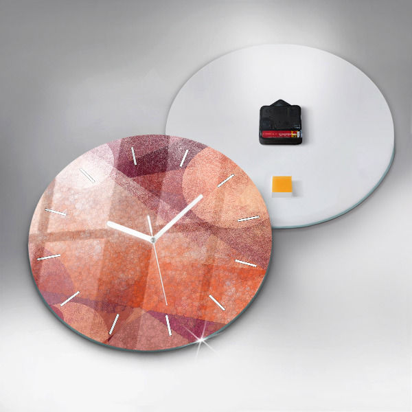Okrúhle hodiny Geometrická abstrakcia