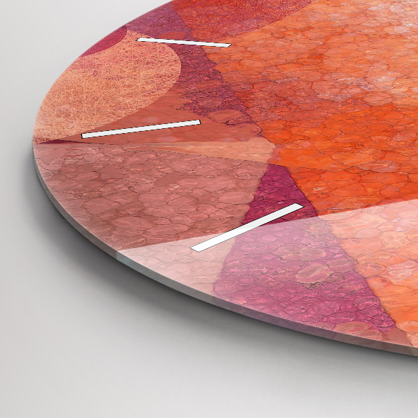 Okrúhle hodiny Geometrická abstrakcia