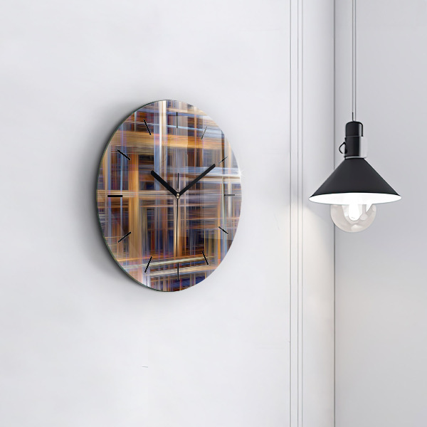Okrúhle hodiny Geometrická abstrakcia
