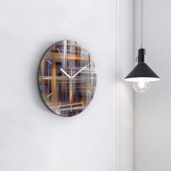 Okrúhle hodiny Geometrická abstrakcia