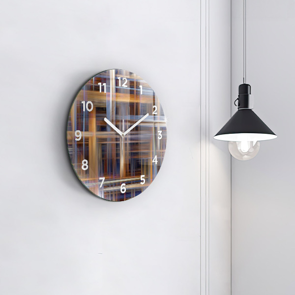Okrúhle hodiny Geometrická abstrakcia