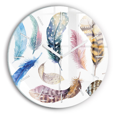 Okrúhle hodiny Retro umelecké ilustrácie