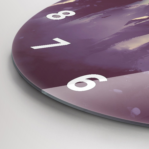 Okrúhle hodiny Zombie v noci - halloween