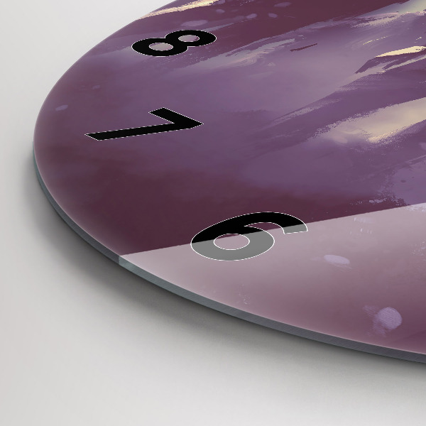 Okrúhle hodiny Zombie v noci - halloween