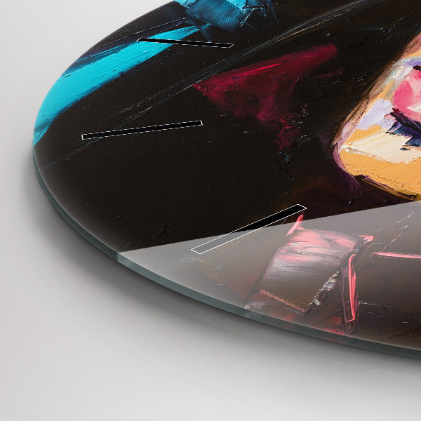 Okrúhle hodiny Portrét ženy