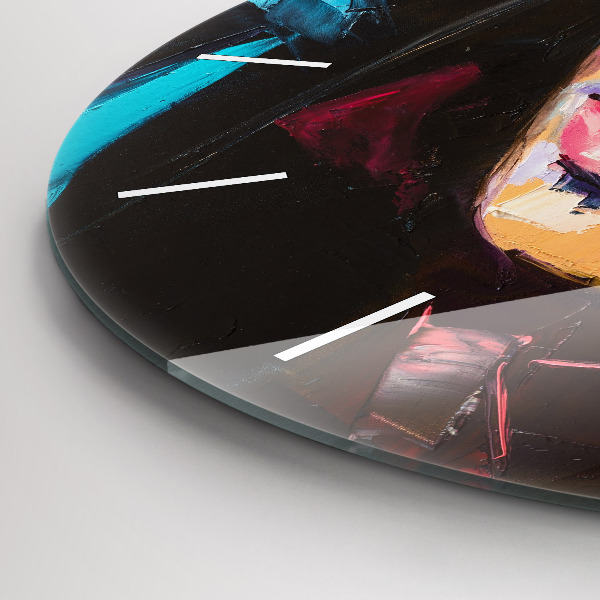 Okrúhle hodiny Portrét ženy