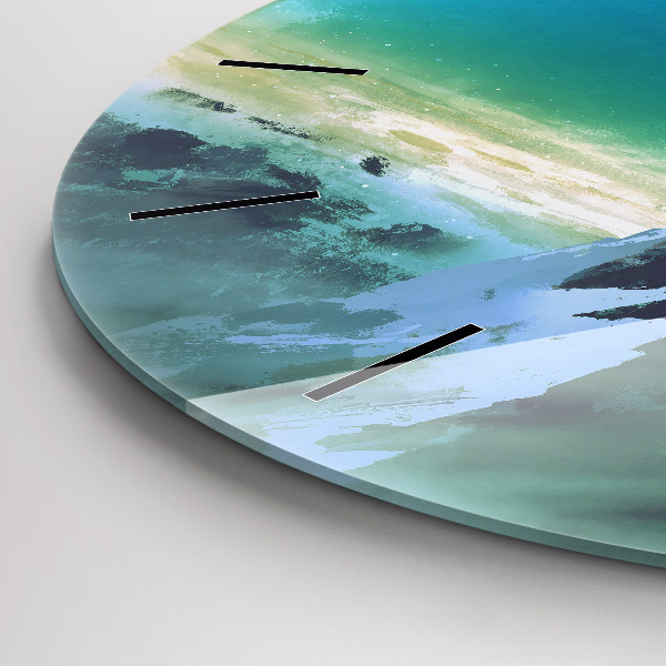 Okrúhle hodiny Muž na Mesiaci