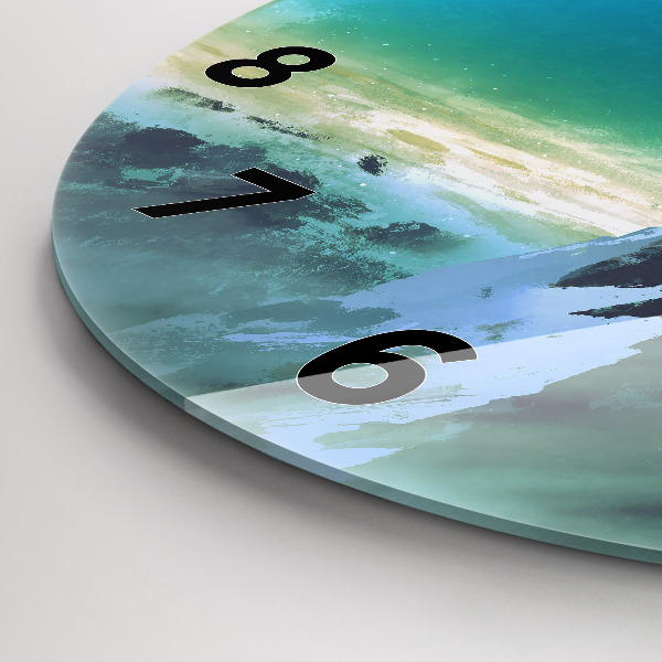 Okrúhle hodiny Muž na Mesiaci