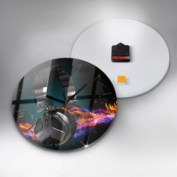 Okrúhle hodiny Slúchadlá a zvukové vlny