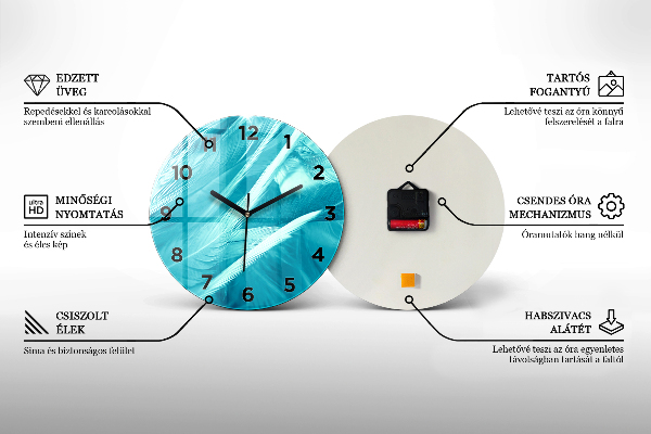 Okrúhle hodiny Vianočný stromček a most