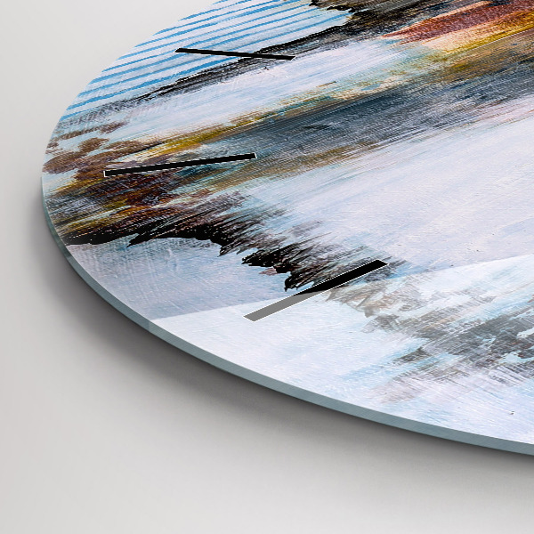 Okrúhle hodiny Abstrakcia