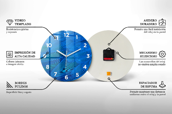 Okrúhle hodiny Spiaca mačka a pes