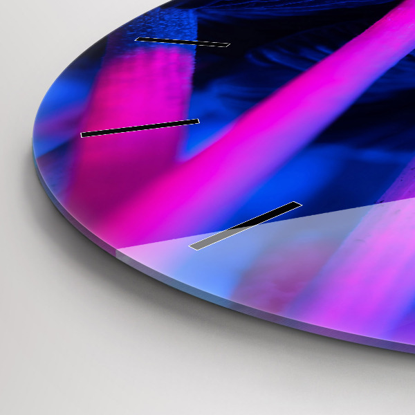 Okrúhle hodiny Magické farebné huby