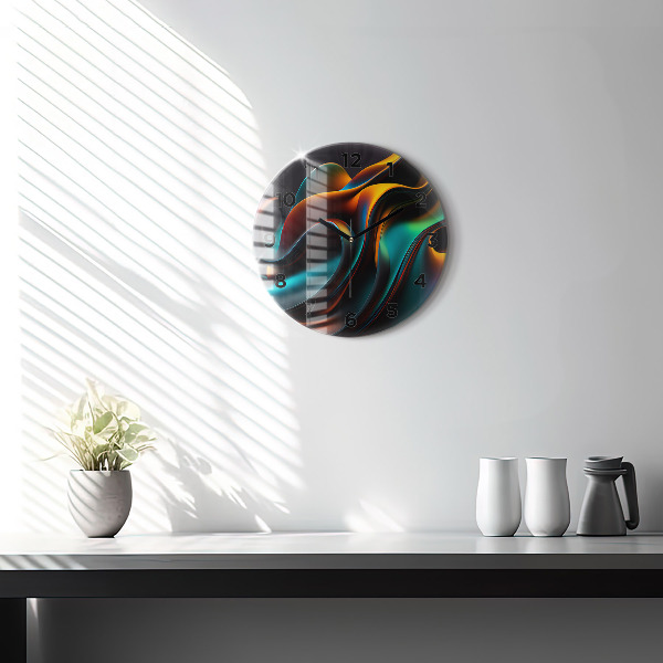Okrúhle hodiny Futuristická vlna