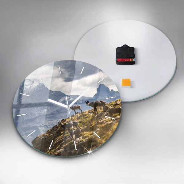 Okrúhle hodiny Koza v údolí Aosta