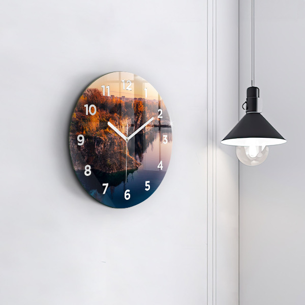 Okrúhle hodiny Krakovské jazero Zakrzówek