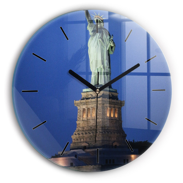 Okrúhle hodiny Socha slobody v New Yorku