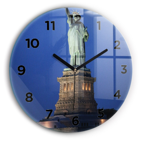 Okrúhle hodiny Socha slobody v New Yorku