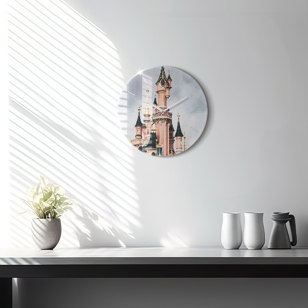 Okrúhle hodiny Zámok Disneyland v Paríži
