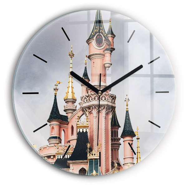 Okrúhle hodiny Zámok Disneyland v Paríži